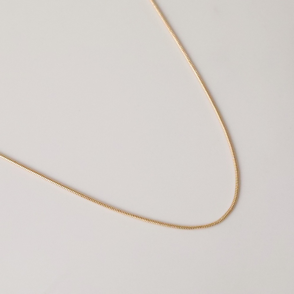Thin Snake Chain | 18k Gold Filled - Picture 3 of 13